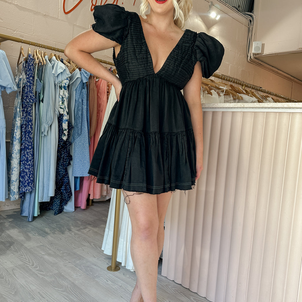 aje gracious tiered mini dress Aje Gracious Tiered Mini Dress Size AU 8 l US 4
