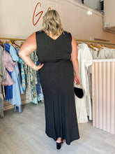 Load image into Gallery viewer, Dianna Ferrari - Black V Neck Gown (Size 18)