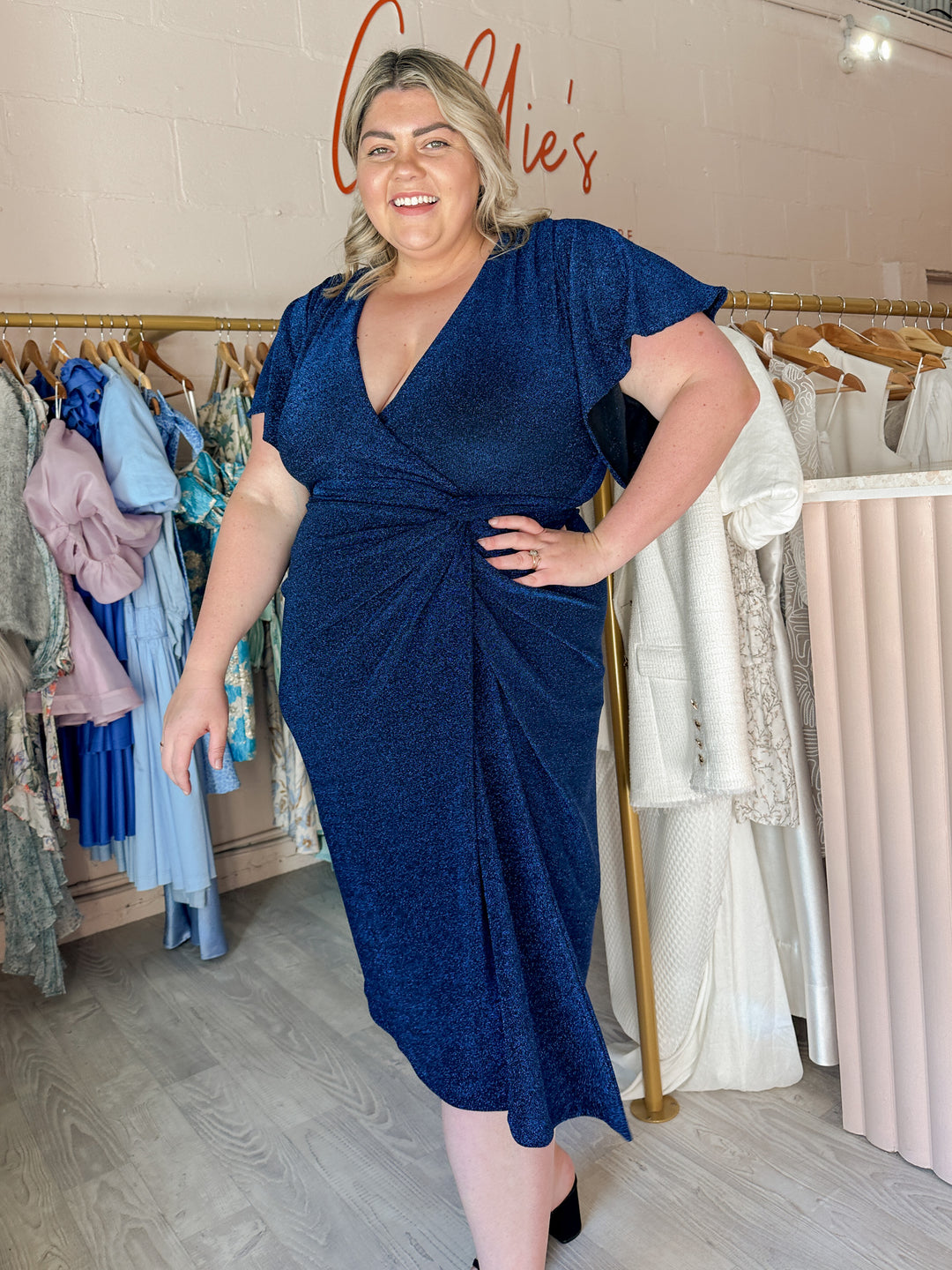 Sacha Drake - The Emporium Dress in Sapphire (Size 18)