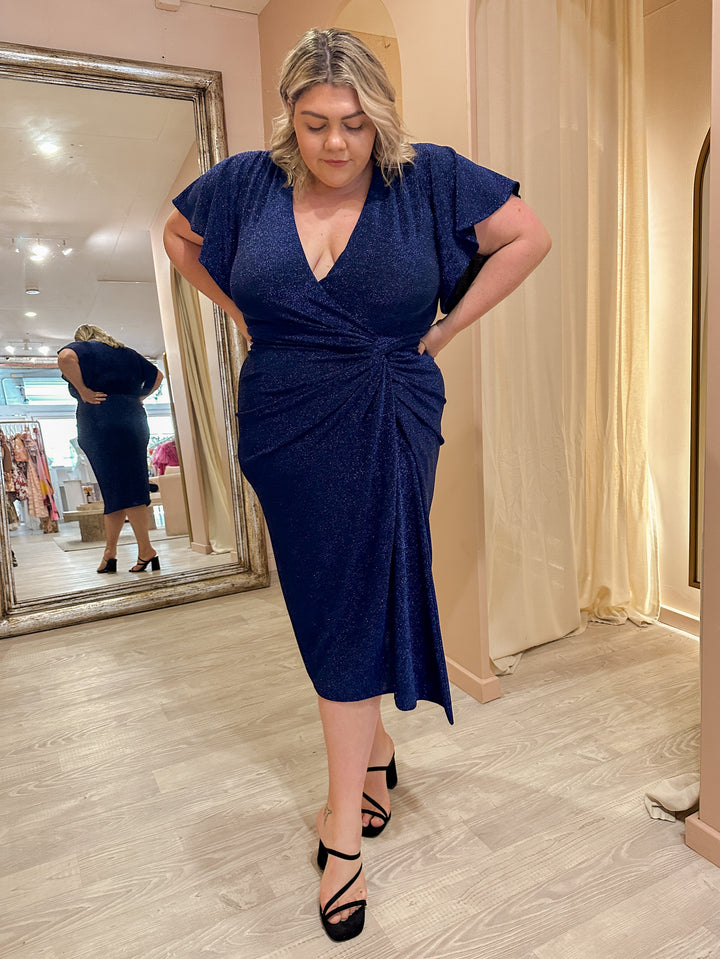 Sacha Drake - The Emporium Dress in Sapphire (Size 18)