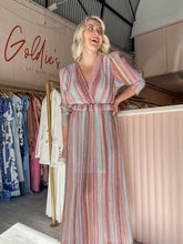 Load image into Gallery viewer, Sheike - Summer Stripes Dress (Size 16)