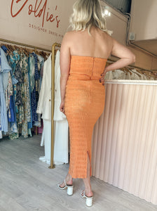 Lidee - Aurora Gown Tangerine (Size 14)