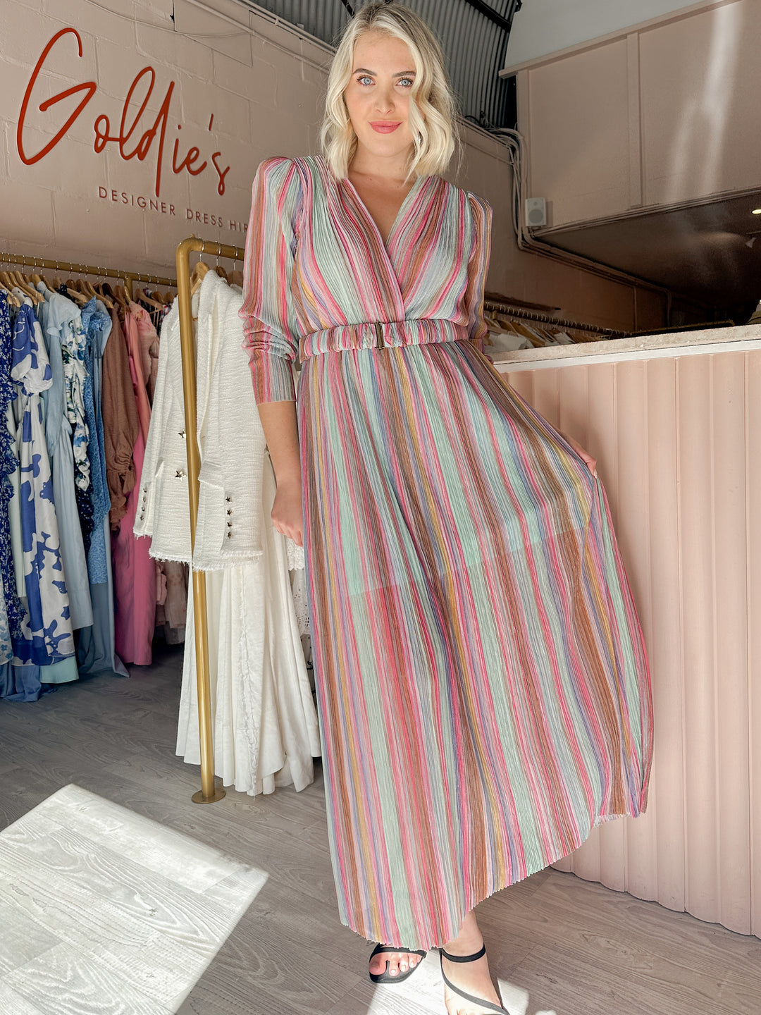 Sheike - Summer Stripes Dress (Size 16)