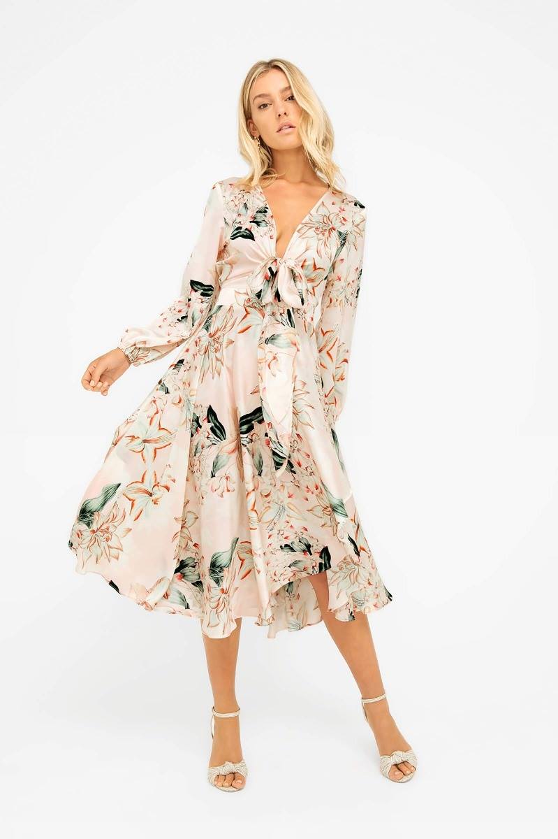 Sheike - Pink Lily Maxi Dress (Size 16)
