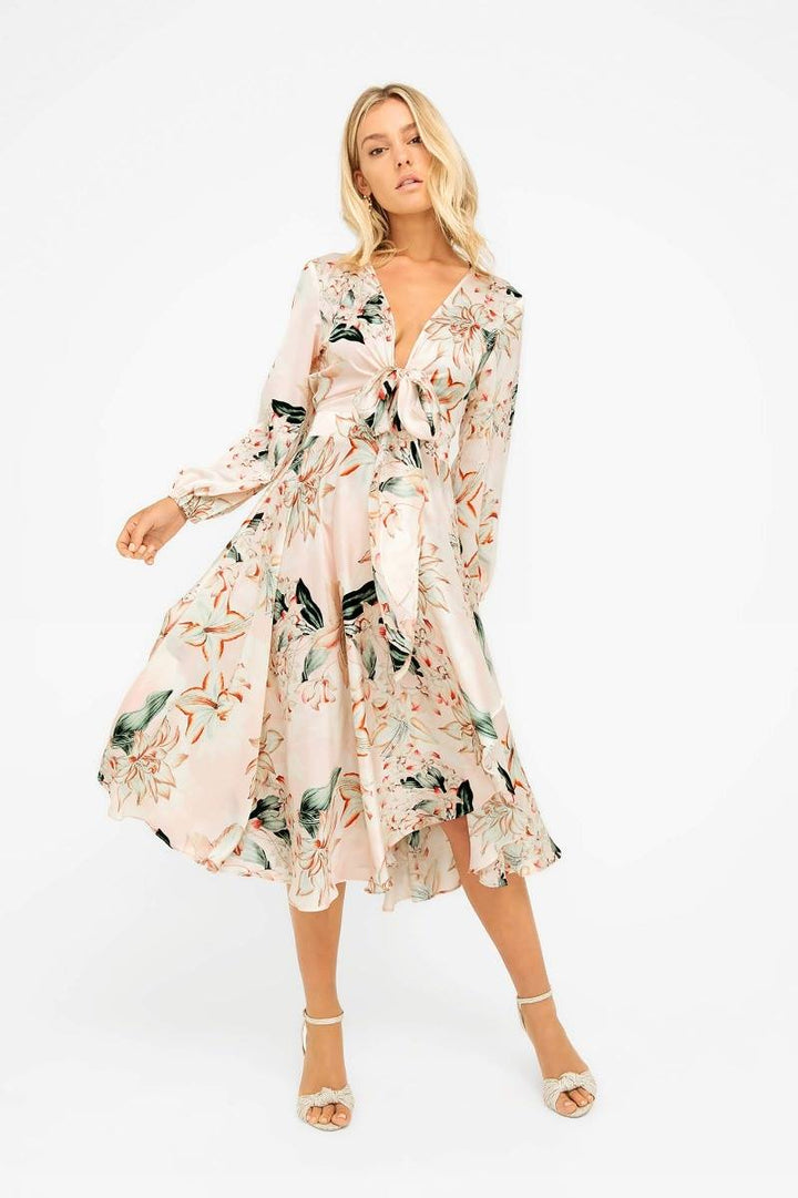 Sheike - Pink Lily Maxi Dress (Size 16)