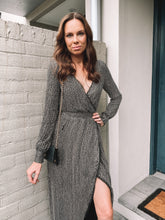 Load image into Gallery viewer, Rachel Zoe - Beaded Wrap Dress (Size 8-10)