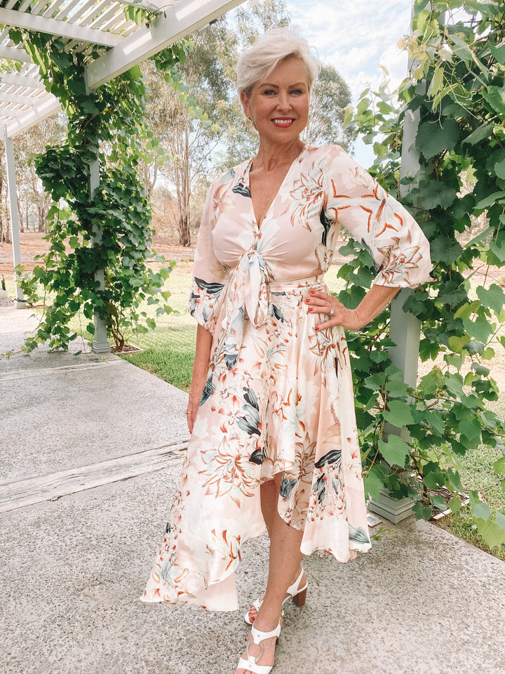 Sheike - Pink Lily Maxi Dress (Size 16) – Goldie's