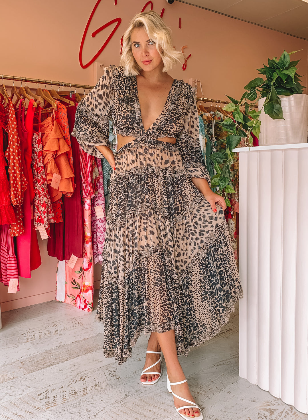 Zimmermann - Allia Cut Out Maxi Dress (Size 3) Zimmermann - Allia Cut Out Maxi Dress (Size 3)