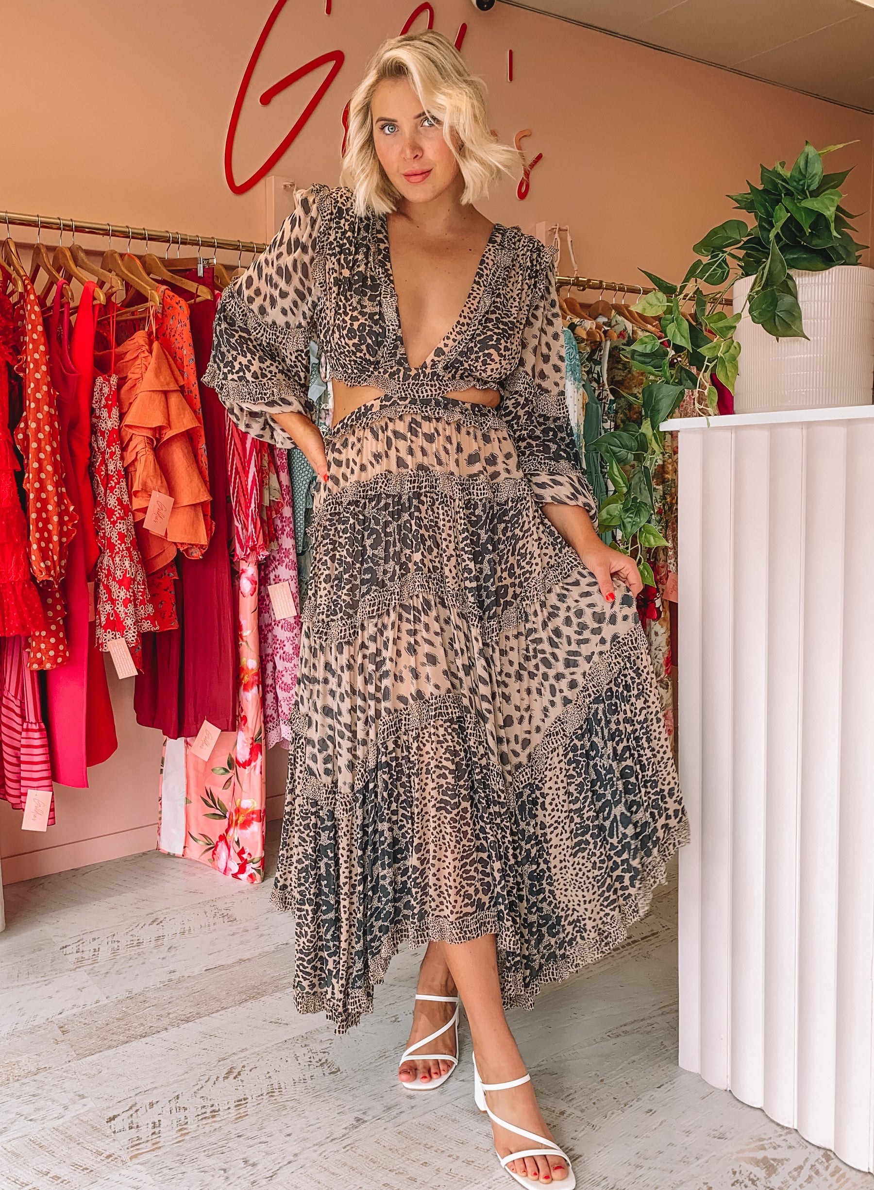 Zimmermann - Allia Cut Out Maxi Dress (Size 3) Zimmermann - Allia Cut Out Maxi Dress (Size 3)