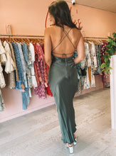 Load image into Gallery viewer, Shona Joy - Olive La Lune Maxi Dress (Size 8)