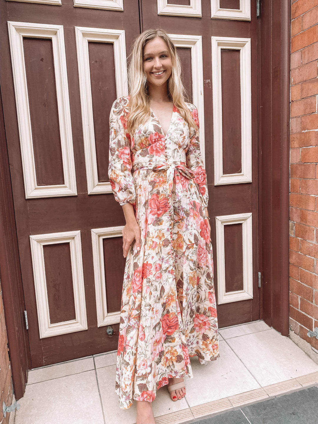 Zimmermann - Honour Plunge Long Dress (Size 1) Zimmermann - Honour Plunge Long Dress (Size 1)