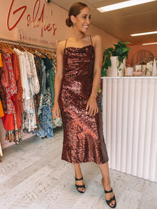 Shona Joy - Zaidi Midi Dress (Size 8)