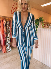 Load image into Gallery viewer, Sass and Bide - The Jet Set Blue and White Stripe (Size 10/12)