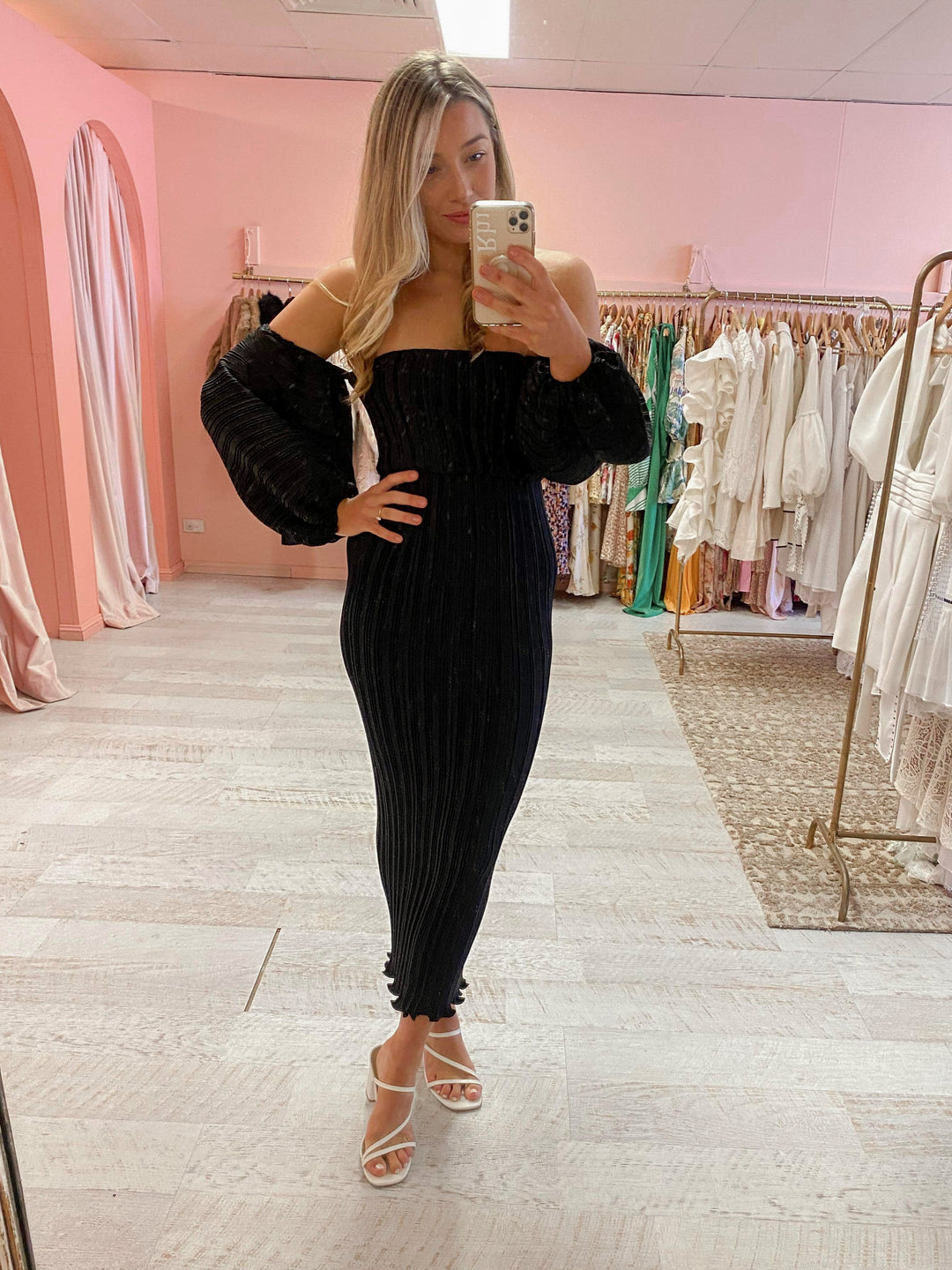 sirene's dress Lidee - Sirene Dress Noir (Size 6) – Goldie's
