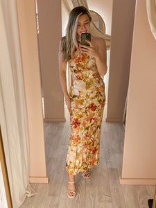 Significant Other - Lapis Dress Watercolour Floral (Size 8)