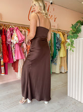 Load image into Gallery viewer, Bec and Bridge - Nadia Maxi Dress Chocolate (Size 10-12)