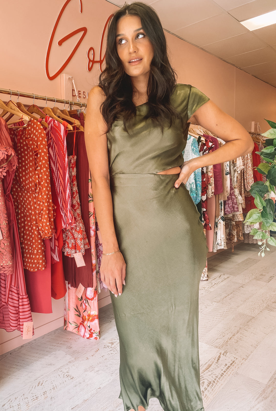 Bec and Bridge - Delphine Asymmetric Dress (Size 6) Goldie's - Designer Dress Hire Bec and Bridge - Delphine Asymmetric Dress (Size 6) Goldie's - Designer Dress Hire