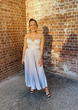 Load image into Gallery viewer, Elle Zeitoune - Milan Silver Midi Dress (Size 12)