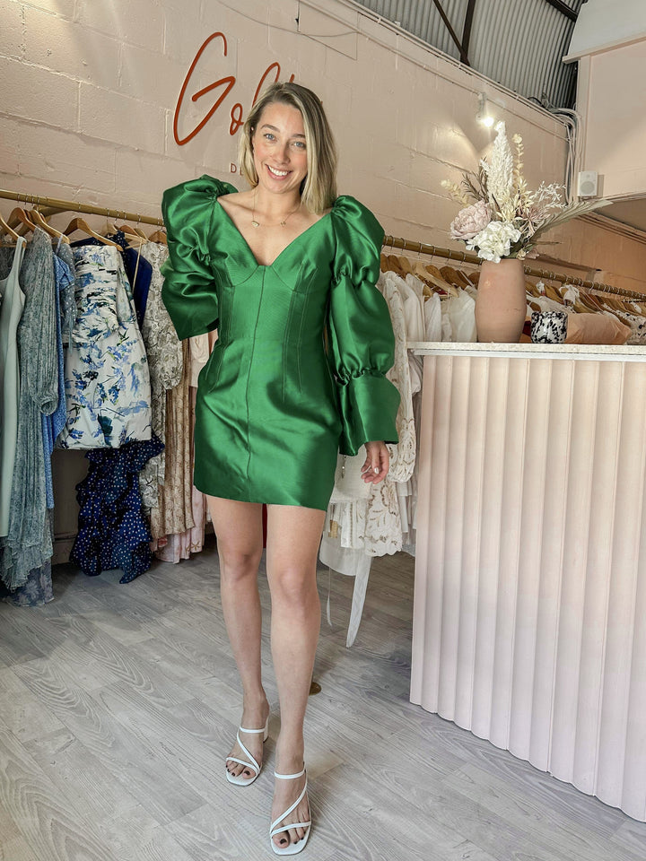 Khirzad Femme - Solaro Dress Green (Size 8/10)