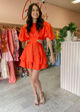 Load image into Gallery viewer, Aje - Gracious Cut Out Dress Saffron (Size 8/10)
