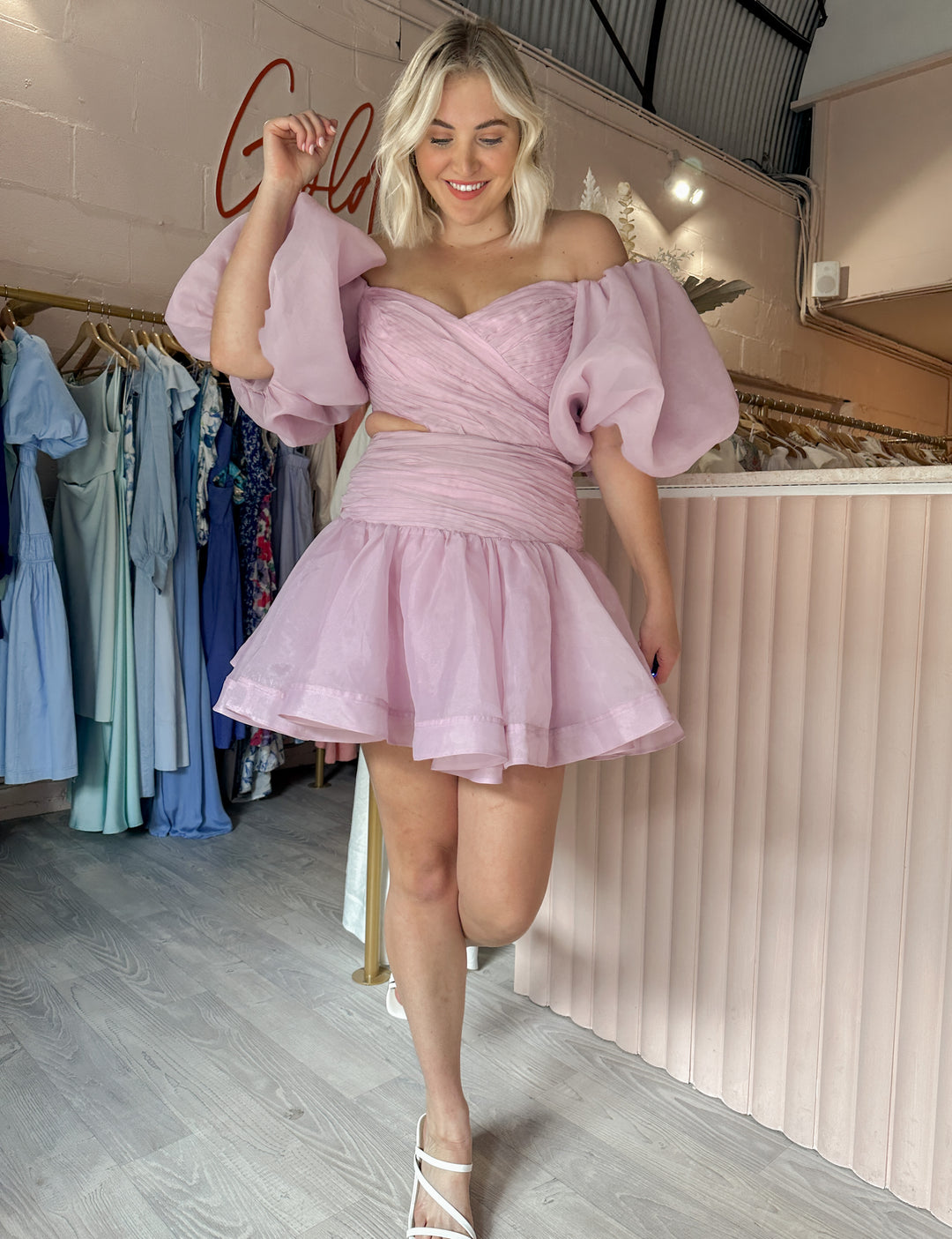 Aje - Myriad Cut Out Dress Lilac (Size 12) – Goldie's