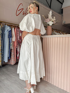 Aje - Revitalise Cut Out Midi Dress (Size 12)