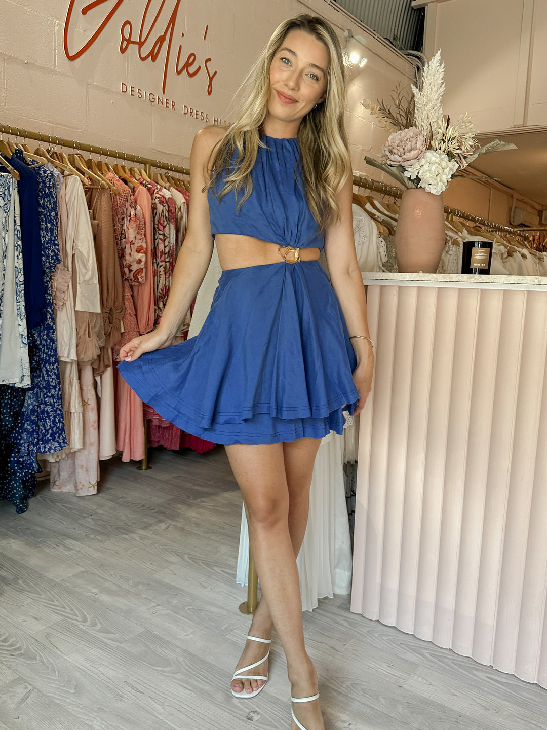 Aje - Holt Cut Out Ring Mini Dress (Size 4) – Goldie's