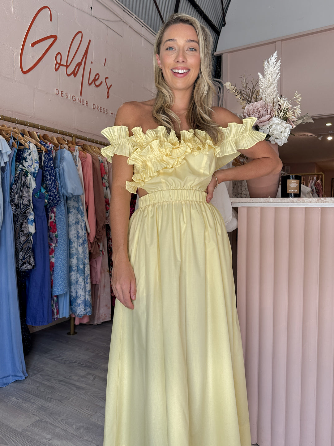 rapture gold dresses Trophy Wife Strapless Sequin Gown- Gold 2