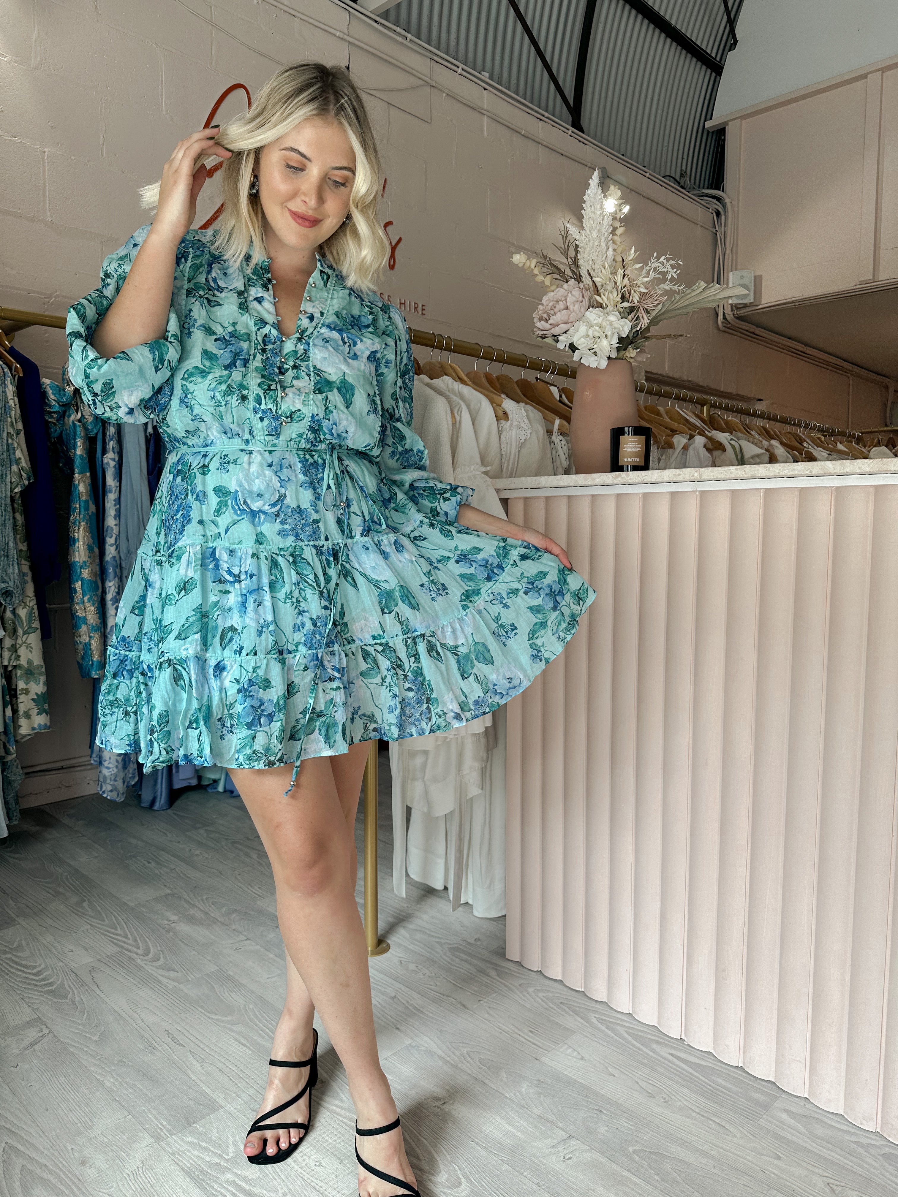 Forever new teal clearance dress