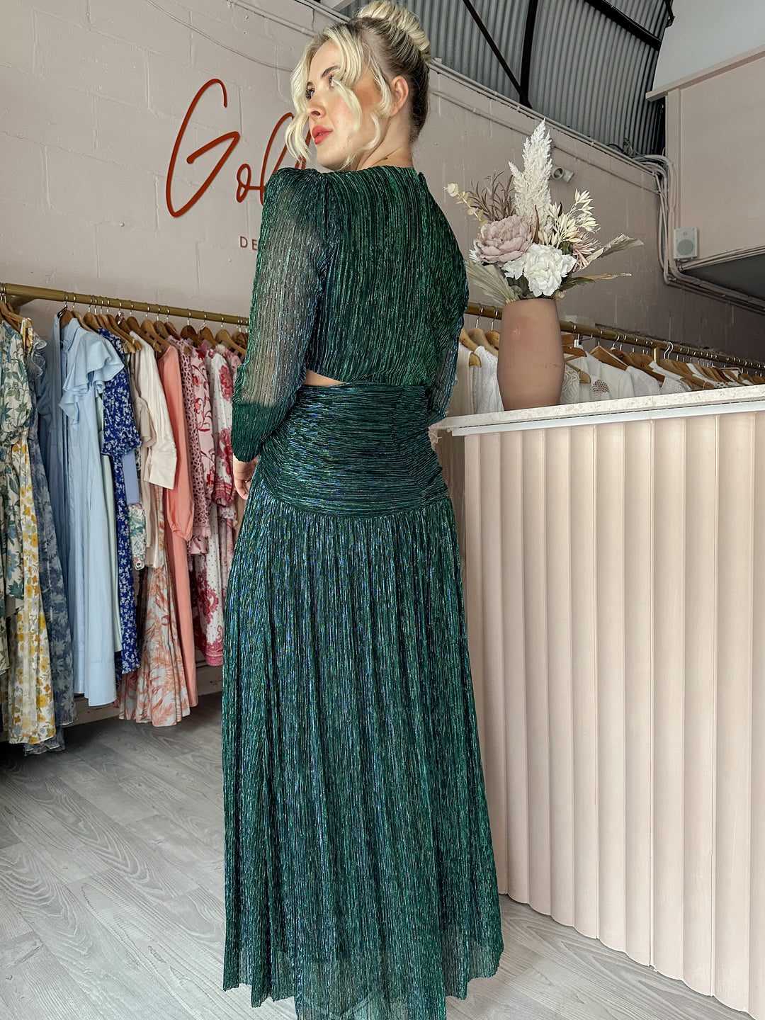 Sheike - Millennium Dress (Size 14) Goldie's - Designer Dress Hire Sheike - Millennium Dress (Size 14) Goldie's - Designer Dress Hire