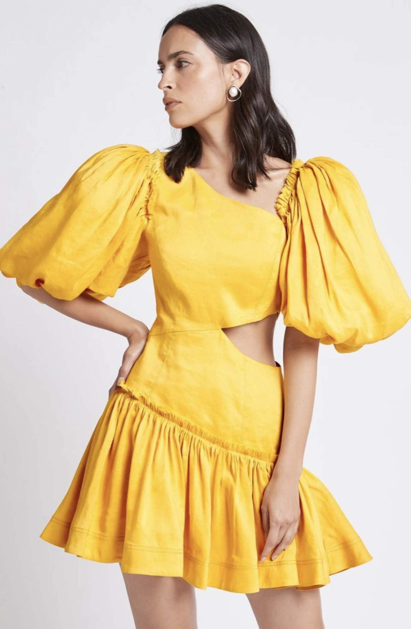 Aje - Chateau Mini Dress (Size 8) Goldie's - Designer Dress Hire Aje - Chateau Mini Dress (Size 8) Goldie's - Designer Dress Hire