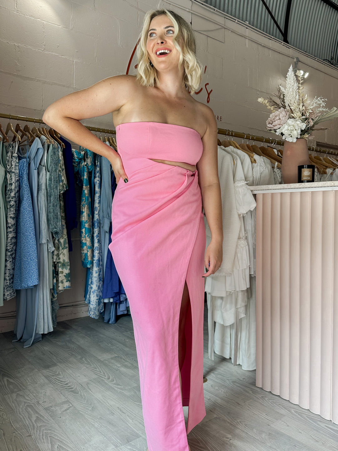 Misha - Rowena Gown Pink (Size 12)