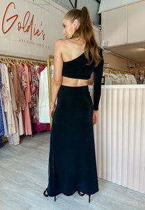 Misha - Klementina Slinky Jersey Gown (Size 8)