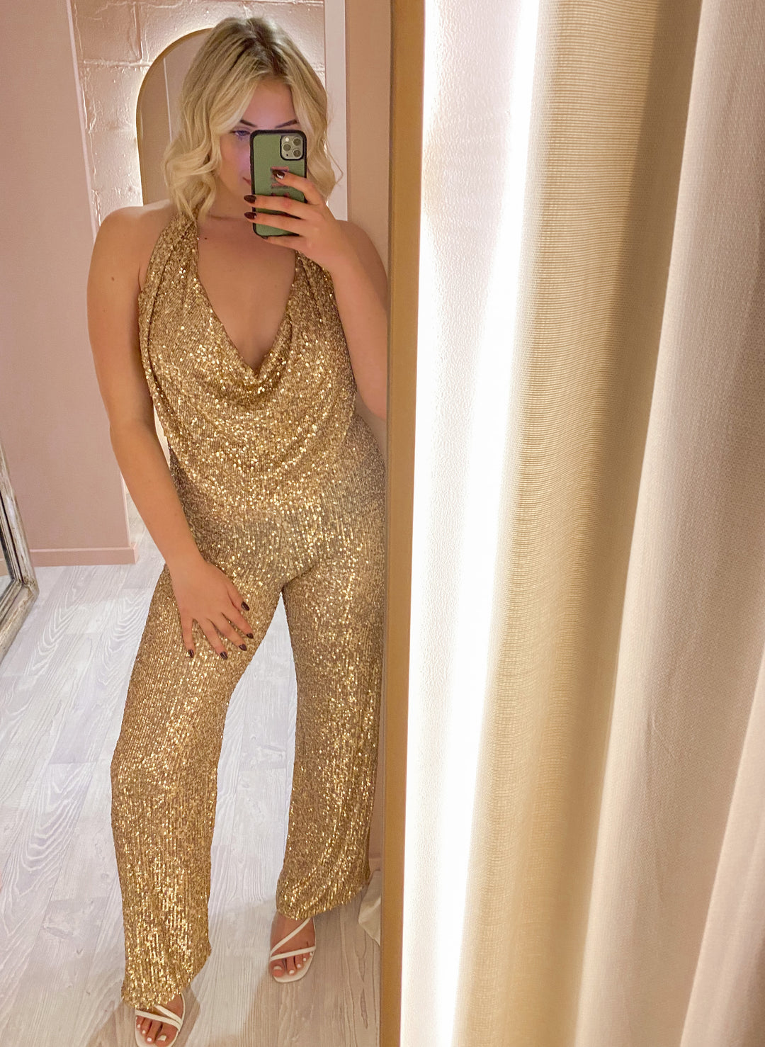 Nookie - Gold Fantasy Jumpsuit (Large) Goldie's - Designer Dress Hire Nookie - Gold Fantasy Jumpsuit (Large) Goldie's - Designer Dress Hire