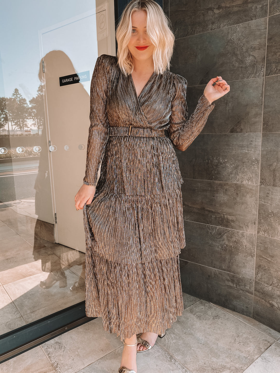 sheike sequin dress Celina Gown Silver | Sequin Gown