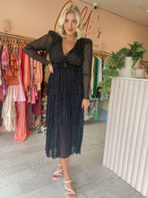 Load image into Gallery viewer, Sheike - All That Sparkles Navy Maxi (Size 8/12)