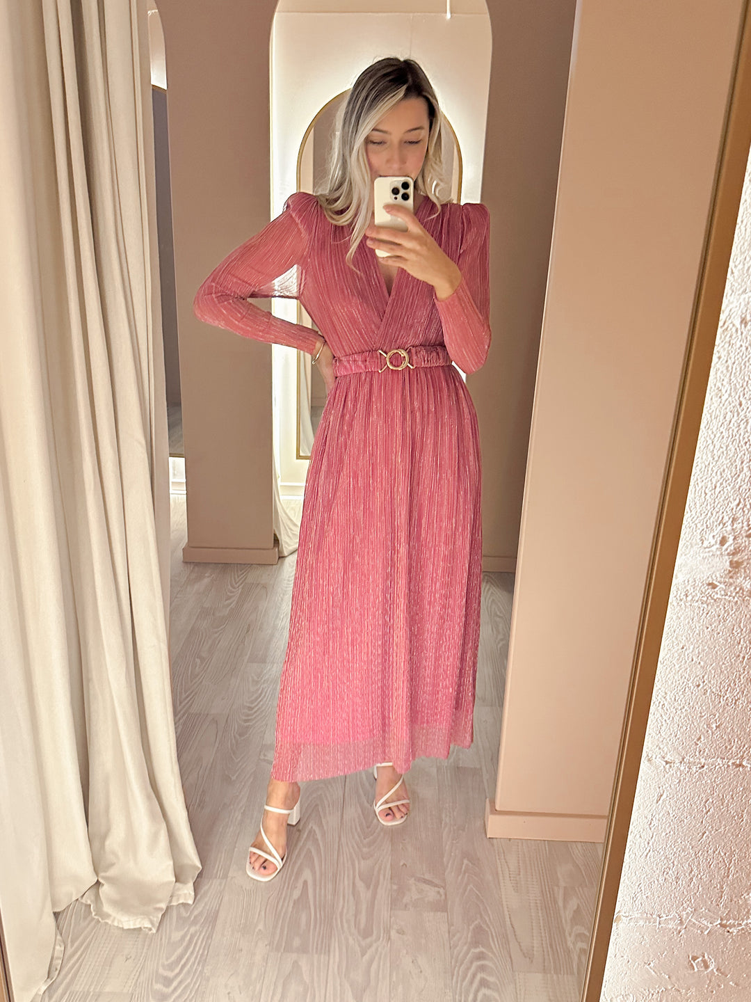 Sheike - Frame and Fortune Dress Pink (Size 10/14) Goldie's - Designer Dress Hire Sheike - Frame and Fortune Dress Pink (Size 10/14) Goldie's - Designer Dress Hire