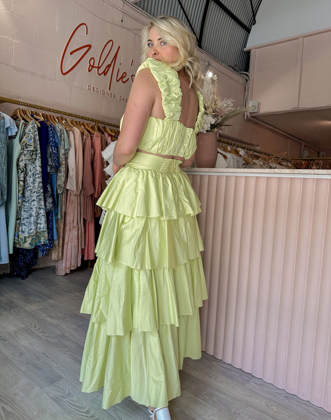 Aje - Medina Set Lime Green (Size 16) Aje - Medina Set Lime Green (Size 16)