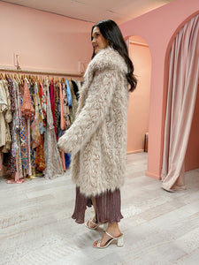 Unreal Fur - Blush Mid Length Jacket (Size XS)