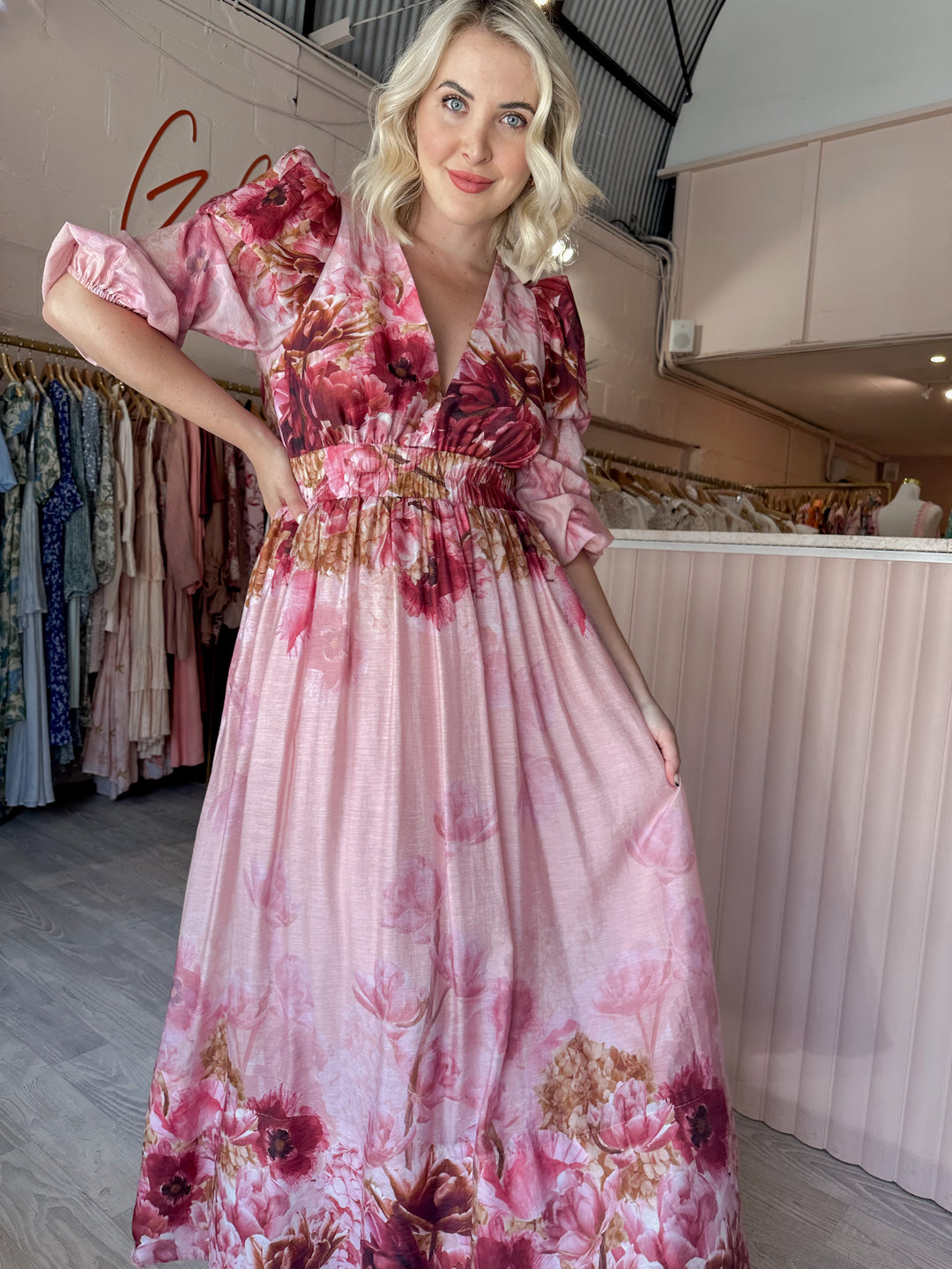 sheike silk dress Sheike Jovana Gown Oyster Sheike - Bridesmaid Dress