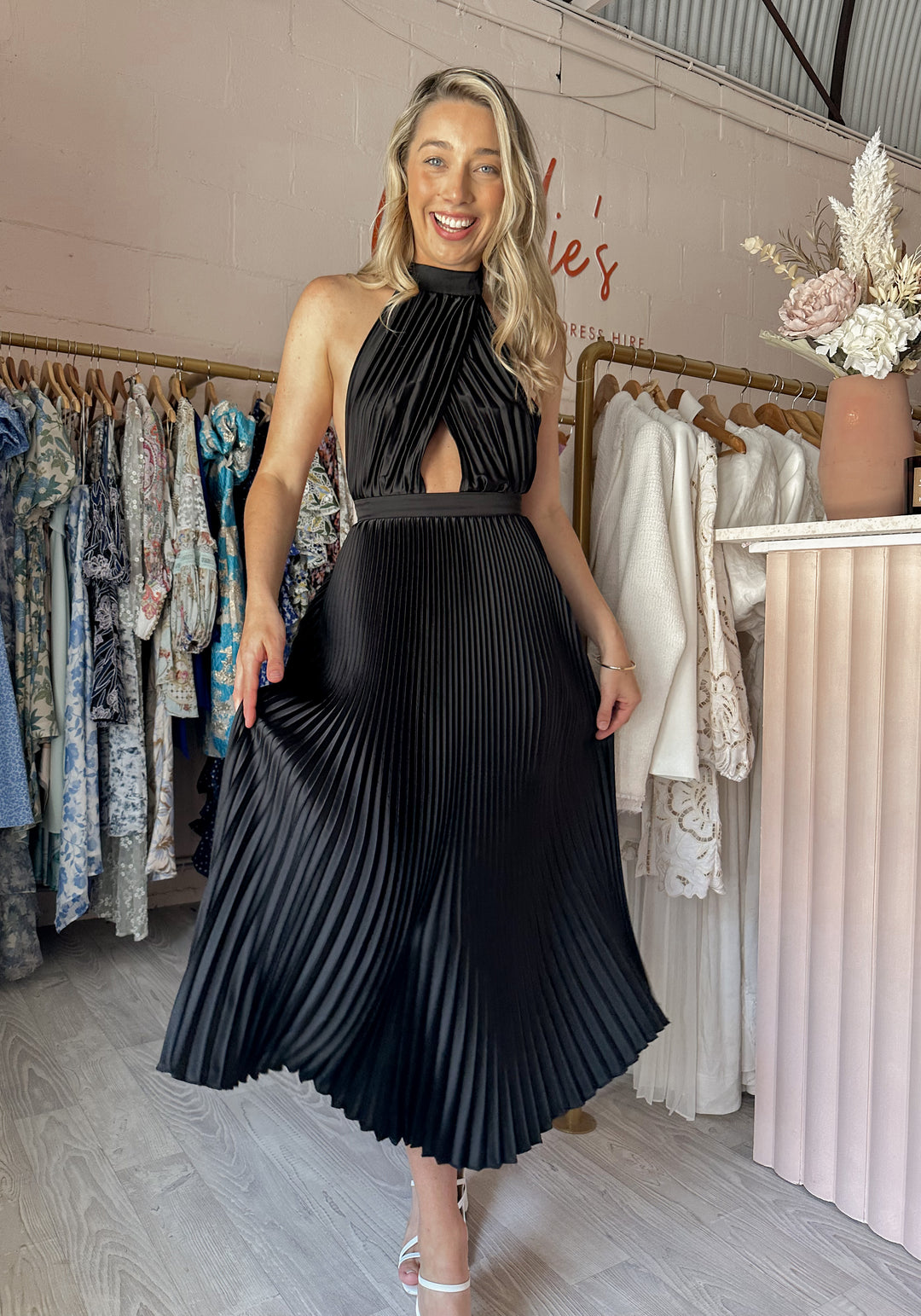 Lidee - Renaissance Dress Black (Size 6) Goldie's - Designer Dress Hire Lidee - Renaissance Dress Black (Size 6) Goldie's - Designer Dress Hire