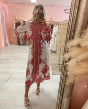 Load image into Gallery viewer, Zimmermann - Bells Paisley Red Maxi (Size 1)