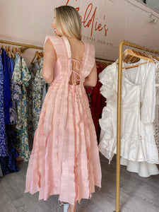 Aje - Hybrid Midi Dress Rose Pink (Size 12)