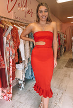 Load image into Gallery viewer, Jeojin Bae - Kaitlin Dress in Red (Size 6)