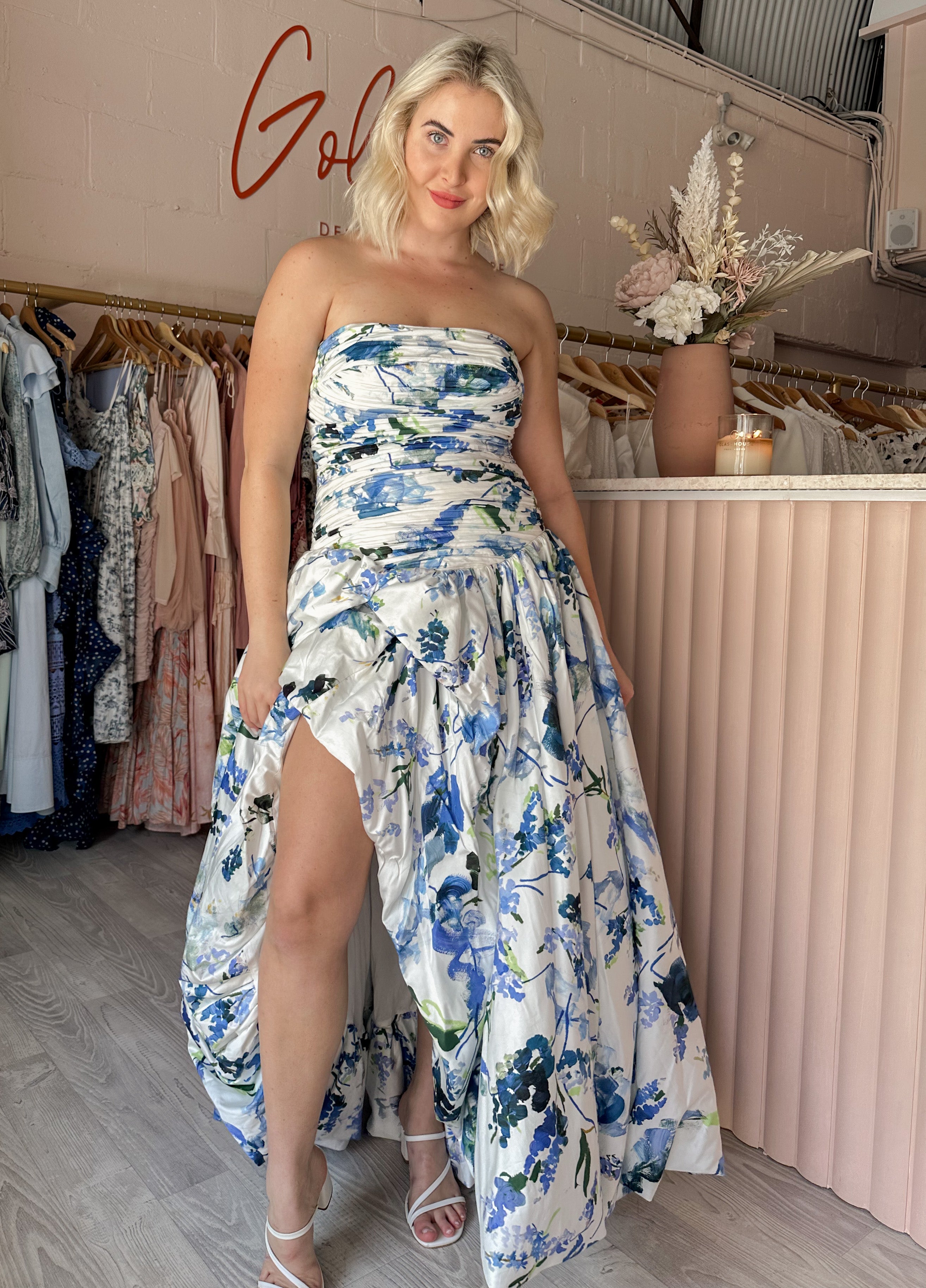 AJE - Violette Bubble Hem Maxi (Size 8-14) – Goldie's