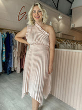 Load image into Gallery viewer, Mossman - Lady Like Midi Dress Blush (Size 14)