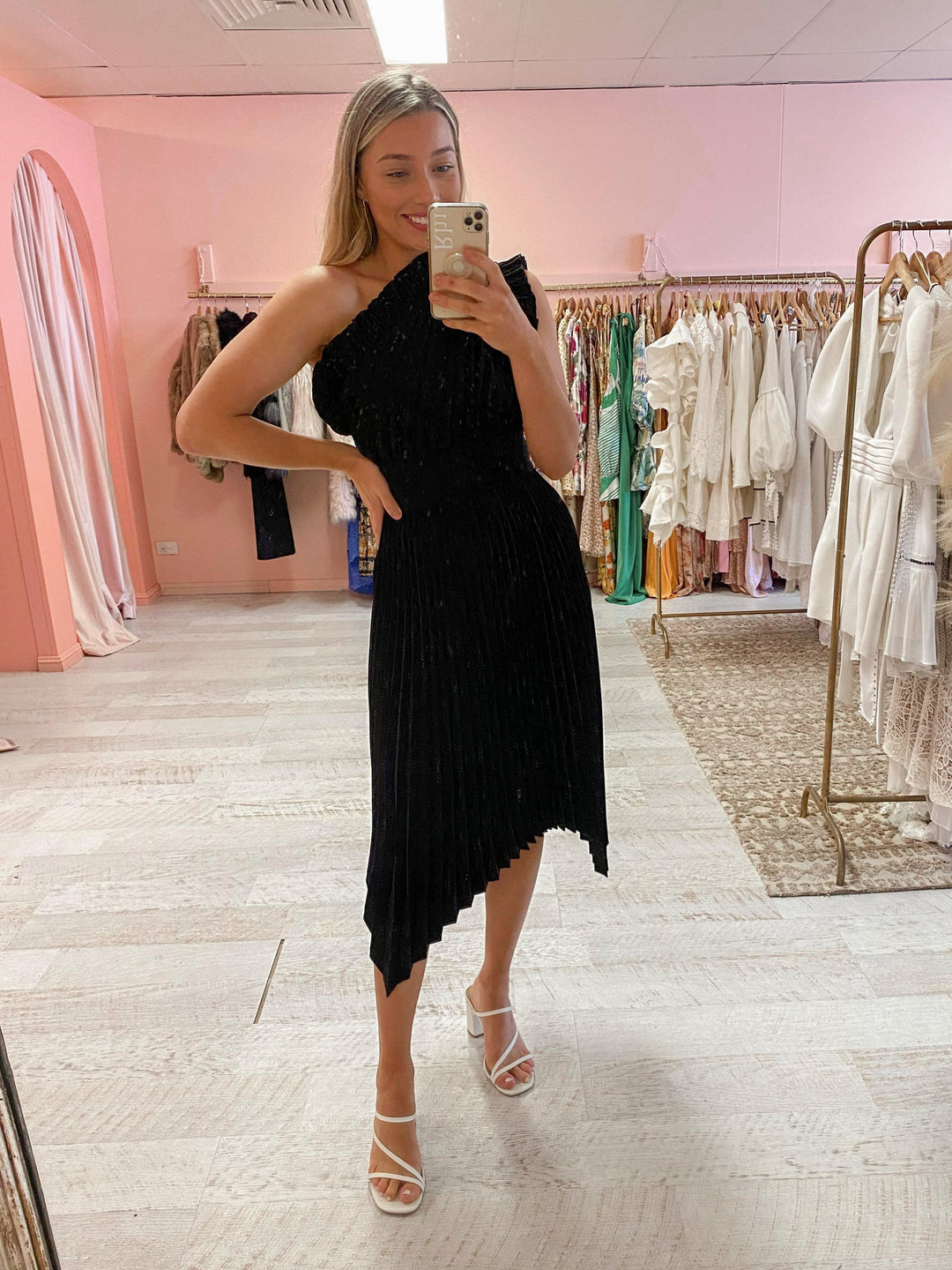 the lady like midi dress Mossman / Lady Like Dress / Black