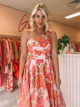 Load image into Gallery viewer, Jadore - Pink Floral Gown (Size 12)