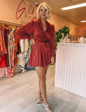 Load image into Gallery viewer, Zimmermann - Silk Wrap Dress Garnet (Size 2)