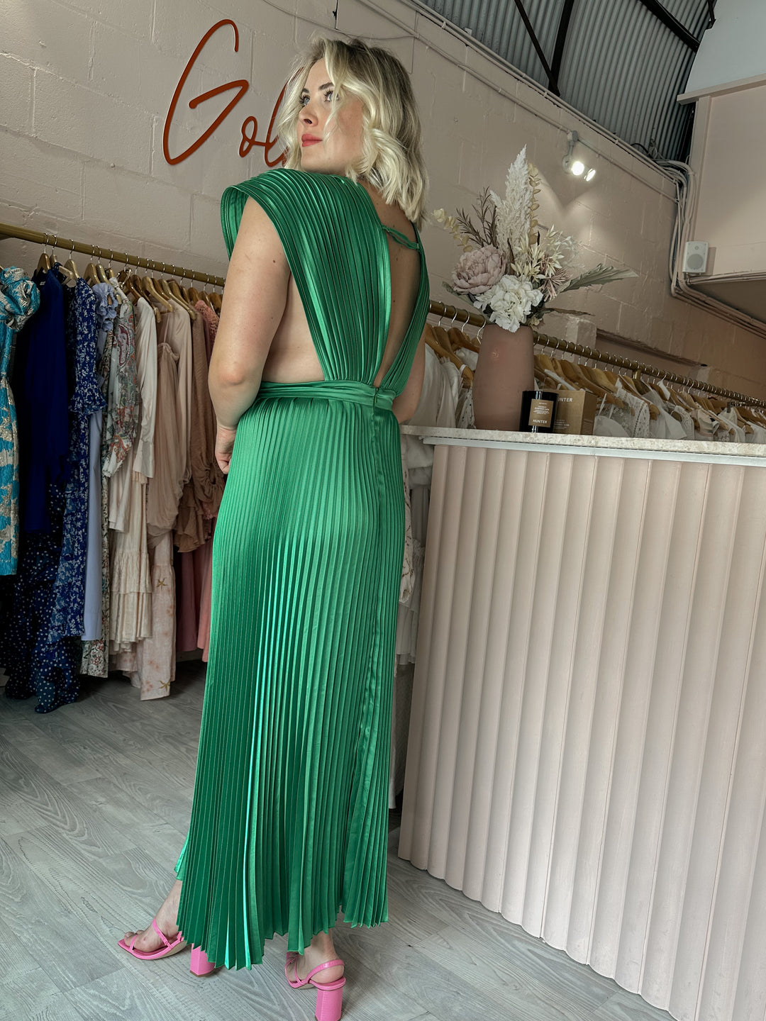 Lidee - Gala Gown Bright Green (Size 12) Lidee - Gala Gown Bright Green (Size 12)